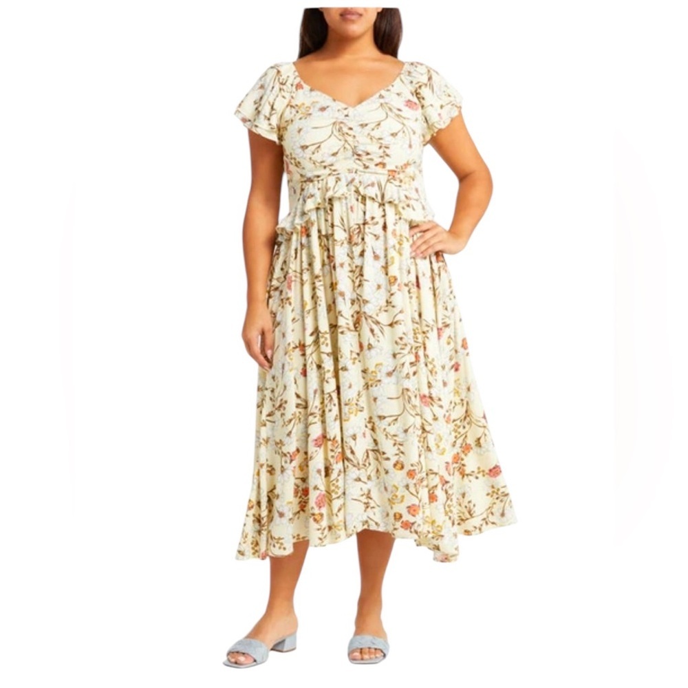 Nordstrom Floral Midi Dress